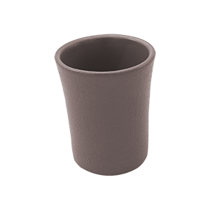 CUP WITHOUT HANDLE, 2.35"D, 3.05 OZ, CHESTNUT BROWN