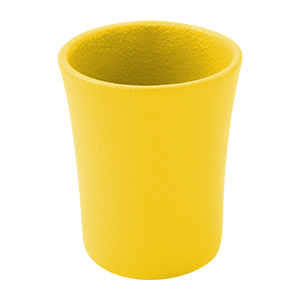 CUP WITHOUT HANDLE, 2.35"D, 3.05 OZ, CORN YELLOW