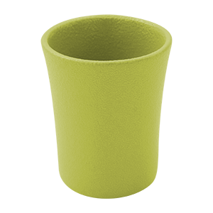 CUP WITHOUT HANDLE, 2.35"D, 3.05 OZ, KIWI GREEN