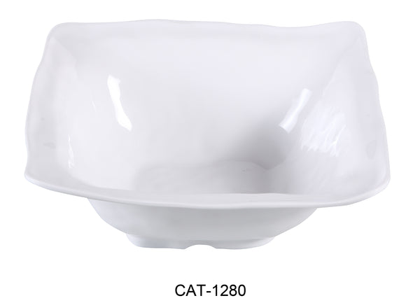 Yanco Catering Melamine 13" x 13" x 5" SQUARE BOWL 4.25 QT