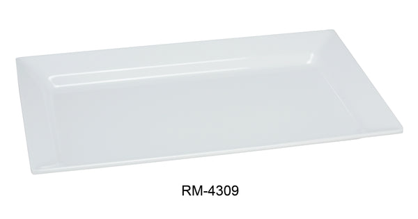 Yanco Rome Melamine 17 1/2" X 10 3/4" DISPLAY PLATE