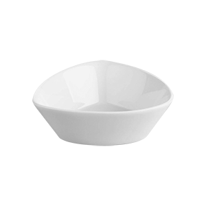 TRIANGULAR BOWL, 3.75"L, 3.75"W, 5.25 OZ, IVORIS