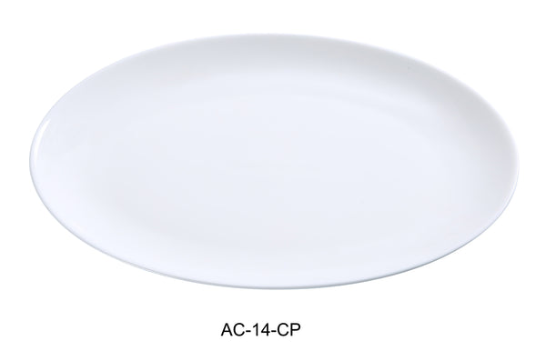 Yanco Abco Chinaware 14" X 9 1/2" COUPE PLATTER