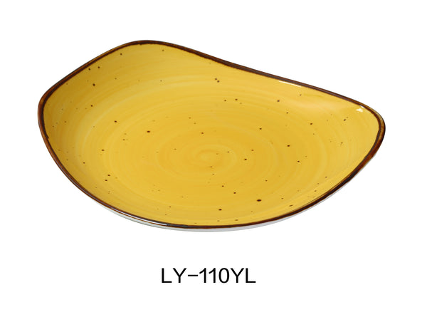 Yanco Lyon-Yellow Chinaware 10 1/2" 1 5/8" PLATE YELLOW