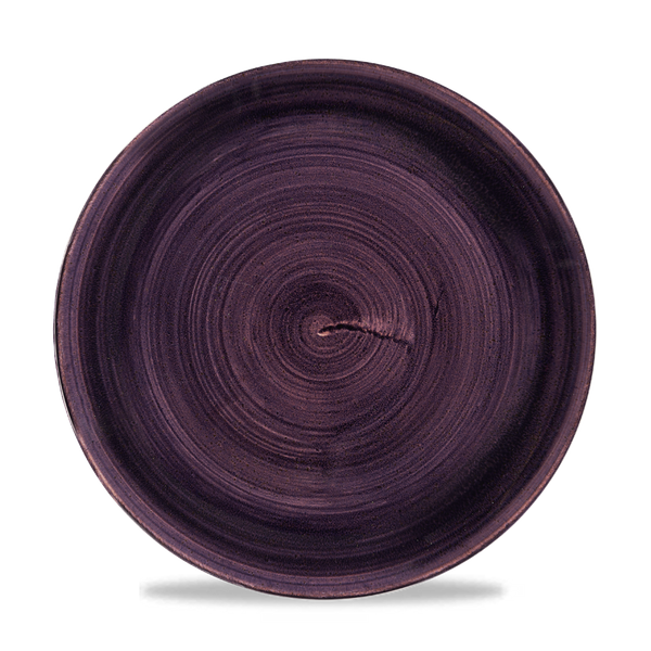 Stonecast Patina Deep Purple Coupe Plate 26cm 10 1/4"