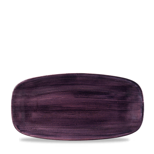 Stonecast Patina Deep Purple Chefs' Oblong Plate No.3 29.8 x 15.3cm 11 3/4" x 6"