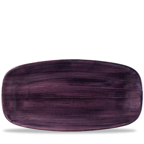 Stonecast Patina Deep Purple Chefs' Oblong Plate No.4 35.5 x 18.9cm 13 7/8" x 7 3/8"