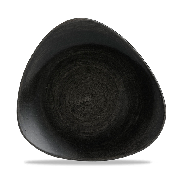 Stonecast Patina Iron Black Lotus Plate 10" Box 12