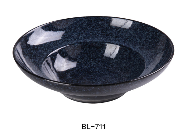 Yanco Blue Star Chinaware 11-1/8" X 3-1/4" DEEP MEDITERRANEAN BOWL 20 OZ, INNER DIAMETER 7"