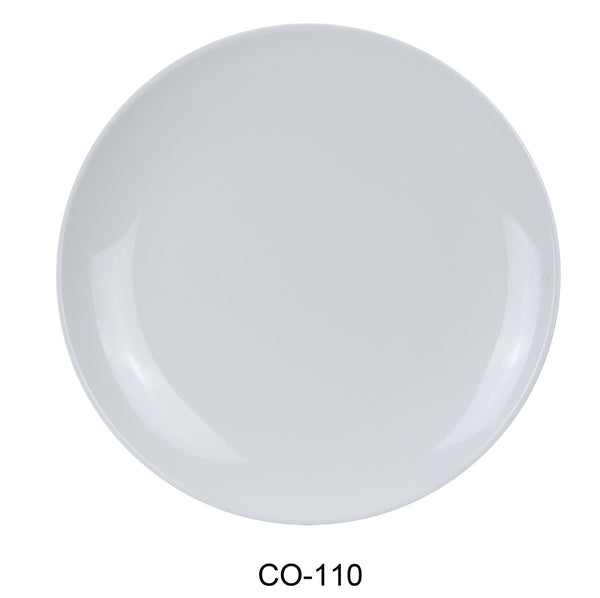 Yanco Coupe Pattern Melamine 10" ROUND PLATE