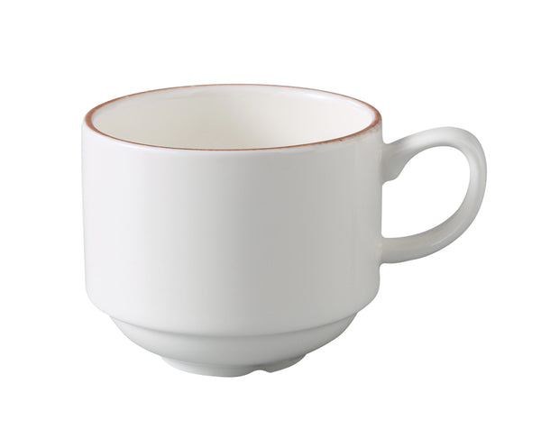 Yanco Porto Chinaware 3 1/4" X 2 5/8" COFFEE CUP 8 OZ