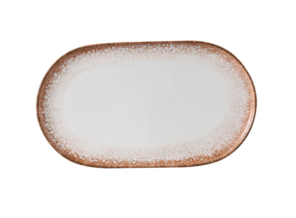 Yanco Porto Chinaware 13 5/8" X 7 7/8" X 7/8" COUPE OVAL PLATE