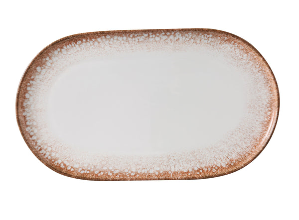 Yanco Porto Chinaware 15 1/2" X 9" X 1" COUPE OVAL PLATE