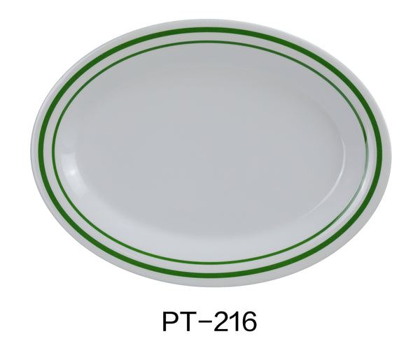 Yanco Pine Tree Melamine 16" X 12" OVAL PLATTER