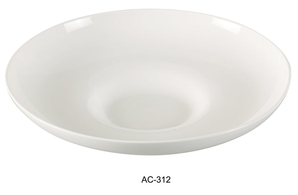 Yanco Abco Chinaware 12" X 2 1/2" MEDITERRANEAN PASTA BOWL 22OZ