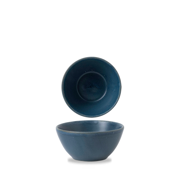 Oslo Blue  Contour Snack Bowl 14.5Oz Box 12