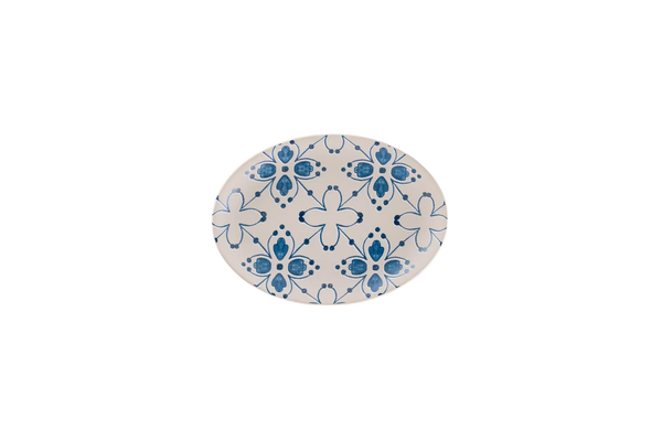 ARGILA NICOSIA OVAL PLATTER, 8.25" x 6"