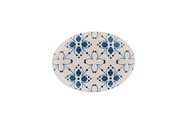 ARGILA NICOSIA OVAL PLATTER, 10.25" x 7.5"