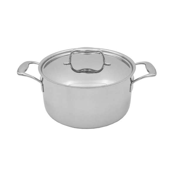 Tuxton TuxCLAD 6-Quart Sauce/Stock Pot with Lid