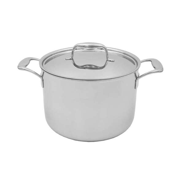 Tuxton TuxCLAD 8-Quart Sauce/Stock Pot with Lid