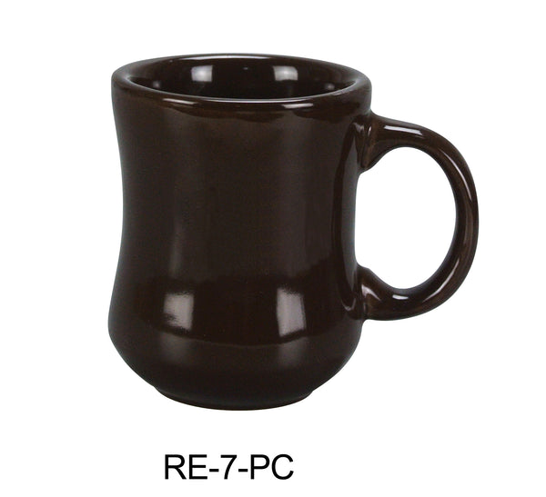 Yanco Recovery Chinaware 3" X 4"H PROVO MUG CARAMEL 7OZ