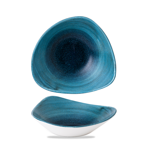 Stonecast Aqueous Lagoon Lotus Bowl 9" Box 12