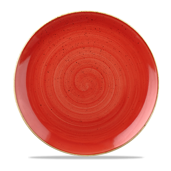 Stonecast Berry Red Evolve Coupe Plate 11.25" Box 12