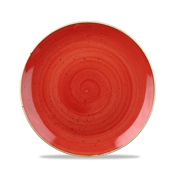 Stonecast Berry Red Evolve Coupe Bowl 9.75" Box 12