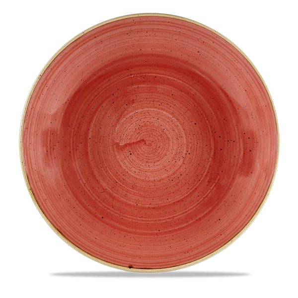 Stonecast Berry Red Coupe Large Bowl 12" Box 6