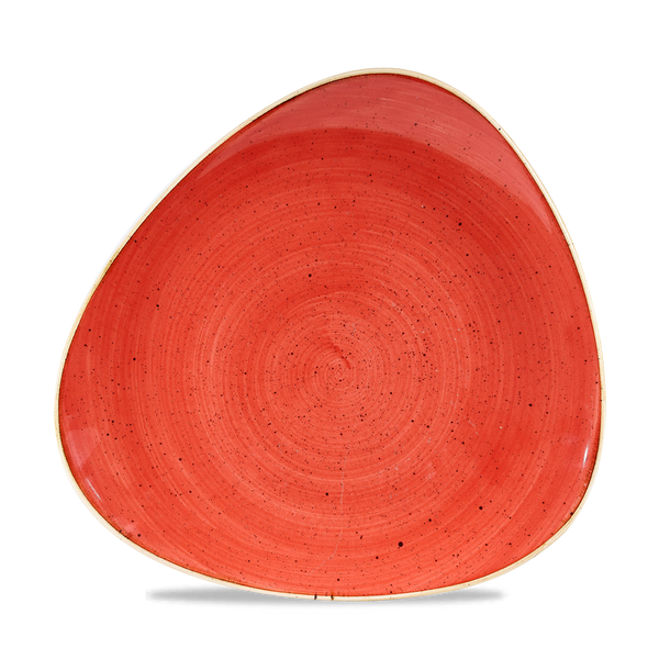 Stonecast Berry Red Lotus Plate 10" Box 12