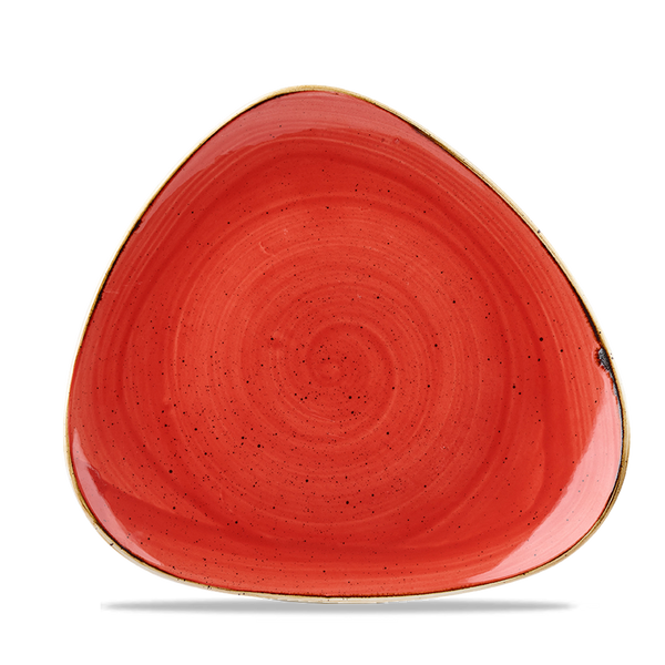 Stonecast Berry Red Lotus Plate 9" Box 12