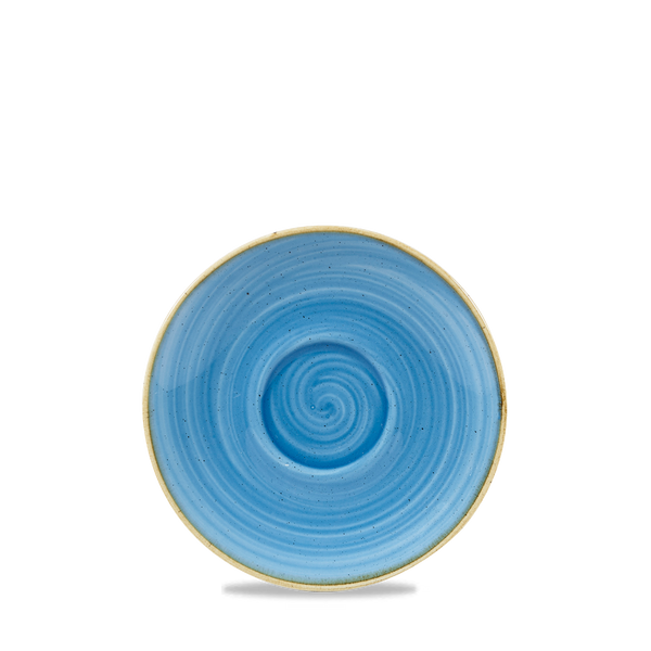 Stonecast Cornflower Blue  Cappuccino Saucer 3.5Oz Box 12