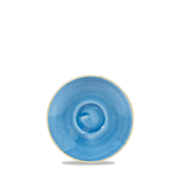 Stonecast Cornflower Blue  Espresso Saucer 4.5" Box 12