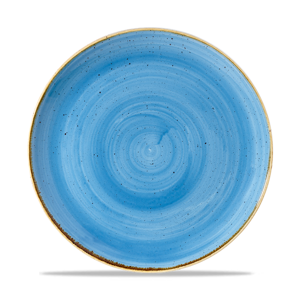 Stonecast Cornflower Blue  Coupe Plate 10.25" Box 12