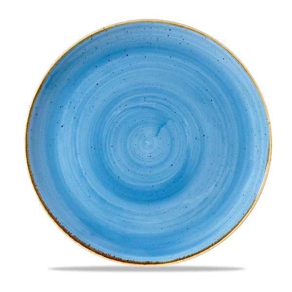 Stonecast Cornflower Blue  Coupe Plate 11.25" Box 12