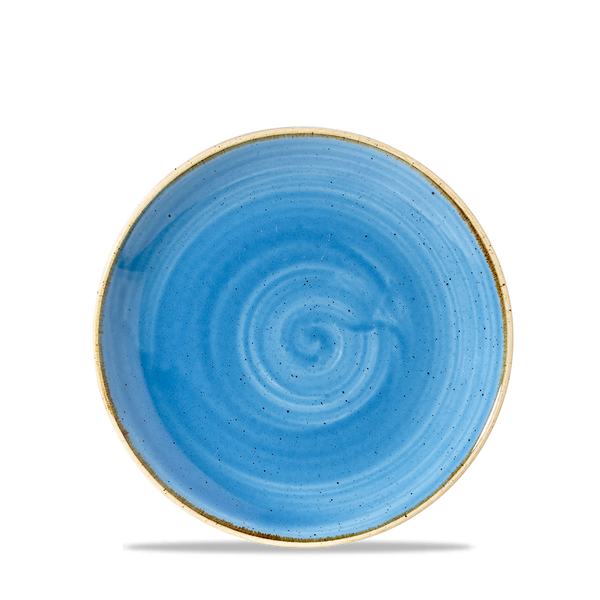 Stonecast Cornflower Blue  Coupe Plate 6.5" Box 12