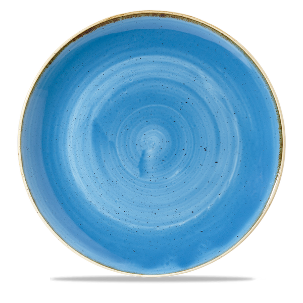 Stonecast Cornflower Blue Coupe Large Bowl 12" Box 6