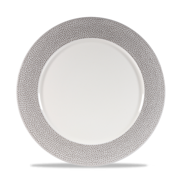 Isla Spinwash Shale Grey  Presentation Plate 12" Box 12