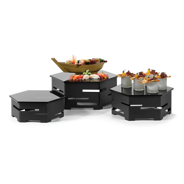 Honeycomb™ Six Piece Black Matte Riser Kit