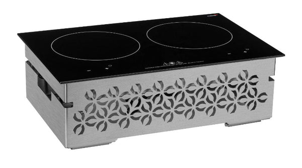 IrisTM Multi-Chef™ 7"Stainless Steel Double Induction Kit with Touch-Top Controls, 120V 60Hz, 1 EA