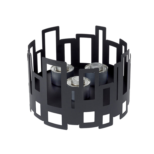 Tall Round 10" Black Matte Warmer, 1 EA