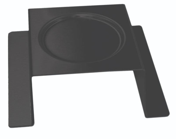 Square Black Matte Burner Stand, 1 EA