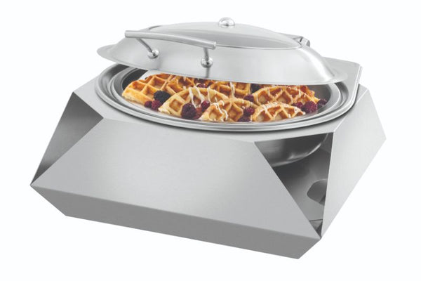 Diamond Round Stainless Steel Chafer Frame, 1 EA