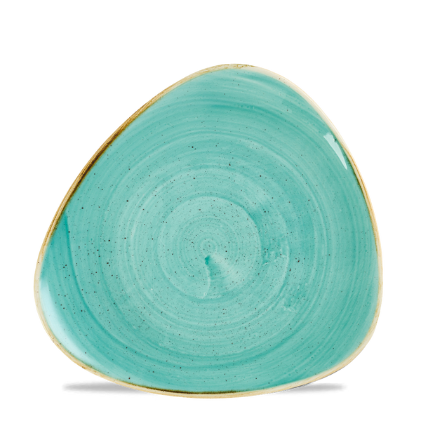 Stonecast Mint Triangle Plate  22.9cm 9" Box 12