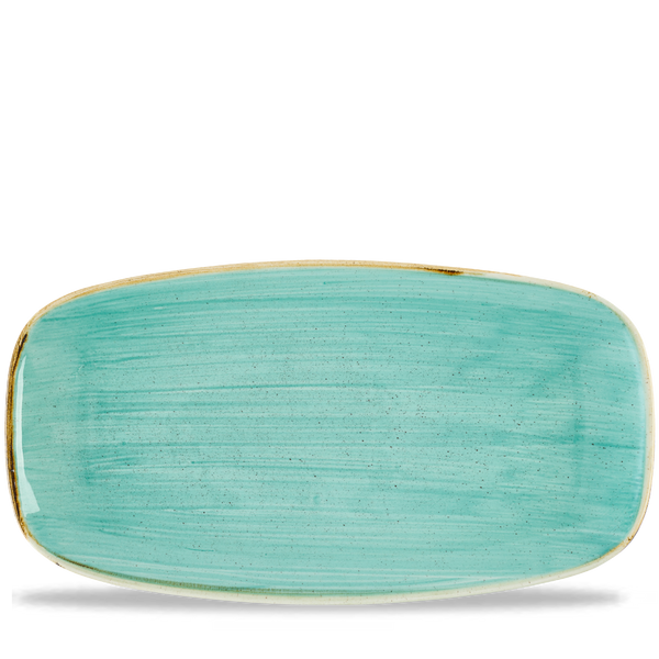 Stonecast Mint Chefs' Oblong Plate No. 4 35.5 x 18.9cm 13 7/8" x 7 3/8" Box 6