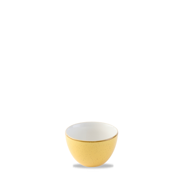 Stonecast Mustard Seed Sugar Bowl 22.7cl 8oz H: 6.2cm Dia: 9.8cm