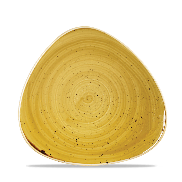 Stonecast Mustard Lotus Plate 7" Box 12