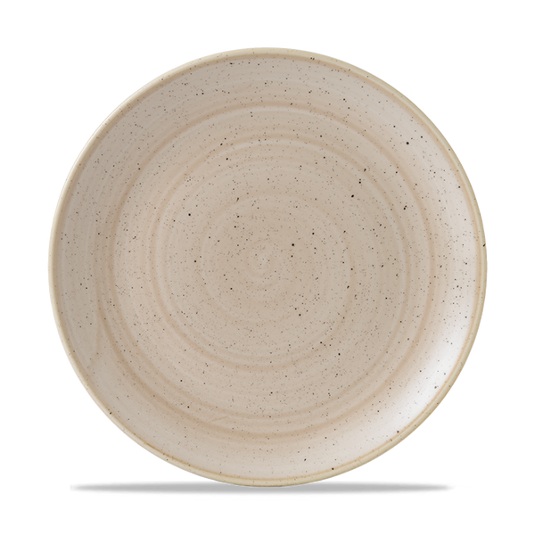 Stonecast Nutmeg Cream Evolve Coupe Plate 10.25" Box 12