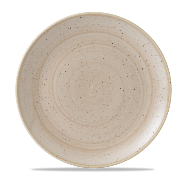 Stonecast Nutmeg Cream Evolve Coupe Plate 11.25" Box 12