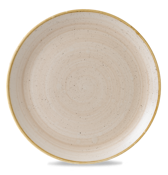 Stonecast Nutmeg Cream Coupe Evolve Plate 12 3/4" Box 6